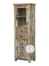 Yennora Indian Solid Wood Display Cabinet Natural 60x40x180 CM